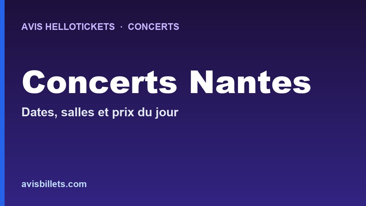Avis Hellotickets Fontaines D.C. Nantes 2027 : billets du concert